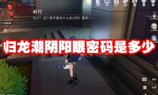 归龙潮阴阳眼密码是多少