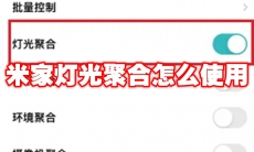 米家灯光聚合怎么使用