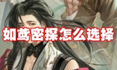 如鸢密探怎么选择