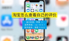 淘宝自己的评价怎么查看