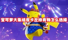 宝可梦大集结皮卡丘持有物怎么选择