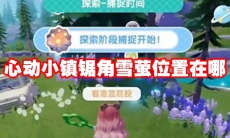 心动小镇锯角雪萤位置在哪