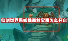 仙剑世界黑蜘蛛森林宝箱怎么开启