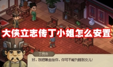 大侠立志传丁小姐怎么安置
