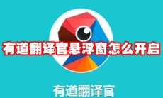 有道翻译官悬浮窗怎么开启