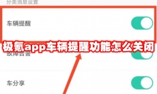 极氪app车辆提醒功能怎么关闭