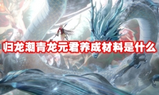 归龙潮青龙元君养成材料是什么