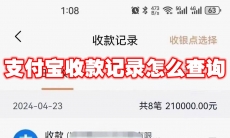 支付宝收款记录怎么查询