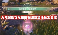 无限暖暖惊险拍摄偏激章鱼任务怎么做