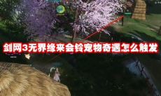 剑网3无界缘来会铃宠物奇遇怎么触发