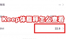 Keep体脂秤怎么查看