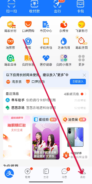 支付宝2024年度账单在哪查询
